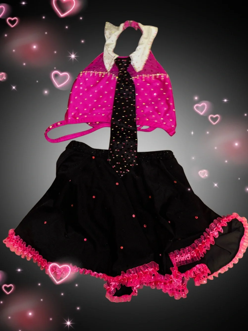 Girls Custom 2-Piece Solo Competition Dance Costume